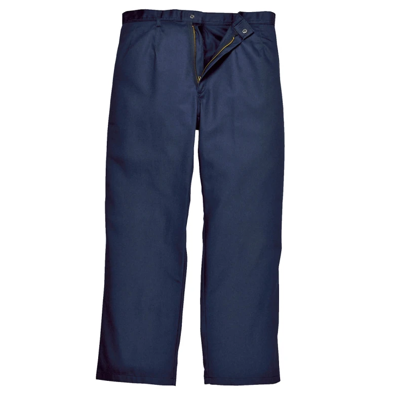 Pantalón de Trabajo Multibolsillos Ignífugo 100% Algodón Stretch Multinorma Bizweld Portwest BZ30