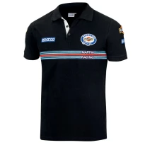 Polo de trabajo Sparco Réplica Parches Martini Racing