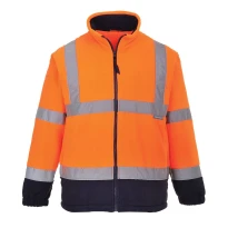 Sudadera de Trabajo de Forro Polar Alta Visibilidad Multibolsillos Portwest F301 2