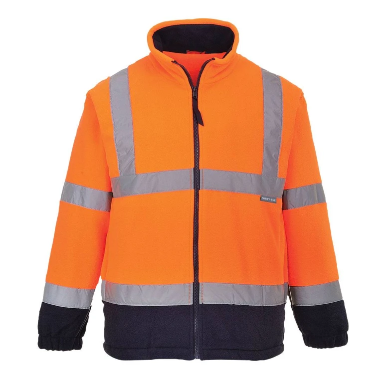 Sudadera de Trabajo de Forro Polar Alta Visibilidad Multibolsillos Portwest F301