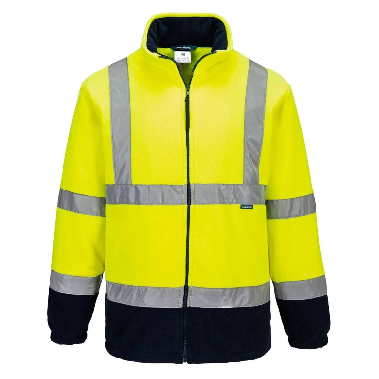 Sudadera de Trabajo de Forro Polar Alta Visibilidad Multibolsillos Portwest F301