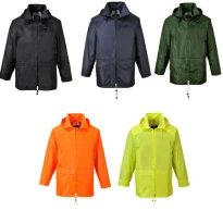 Chaqueta de Trabajo Impermeable Multibolsillos con Capucha Classic Portwest S440