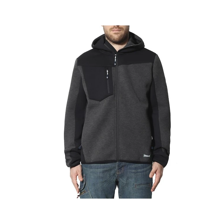 Chaqueta de Trabajo Multibolsillos Stretch con Capucha Fynor en Caja Issa Line 04540B