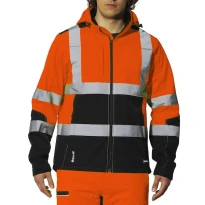 Chaqueta de Trabajo Alta Visibilidad Softshell Multibolsillos Impermeable Lavoris Issa Line 04525