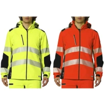 Chaqueta de Trabajo Alta Visibilidad Multibolsillos Impermeable Flexia Issa Line 04595