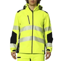 Chaqueta de Trabajo Alta Visibilidad Multibolsillos Impermeable Flexia Issa Line 04595