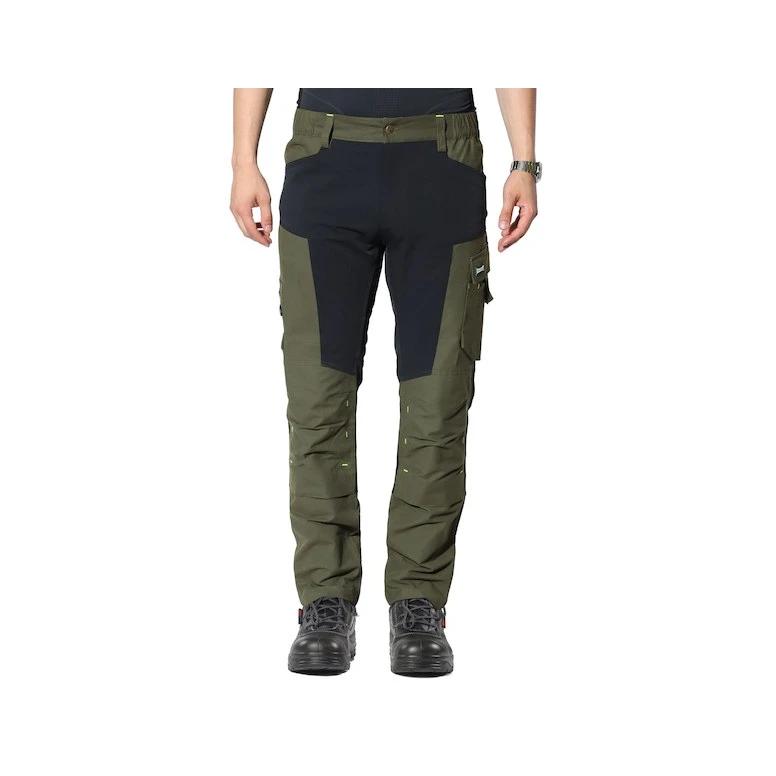 Pantalón de Trabajo Multibolsillos Stretch Flexard Issa Line 8022B
