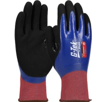 12 Pares - Guantes de Trabajo Recubiertos de Nitrilo G-Tek Typhan 16-948