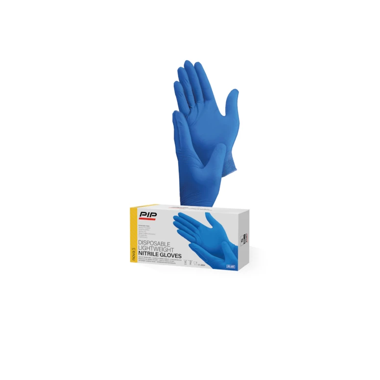 100 Piezas - Guantes de Trabajo Desechables de Nitrilo Issa Line 63-302-EN