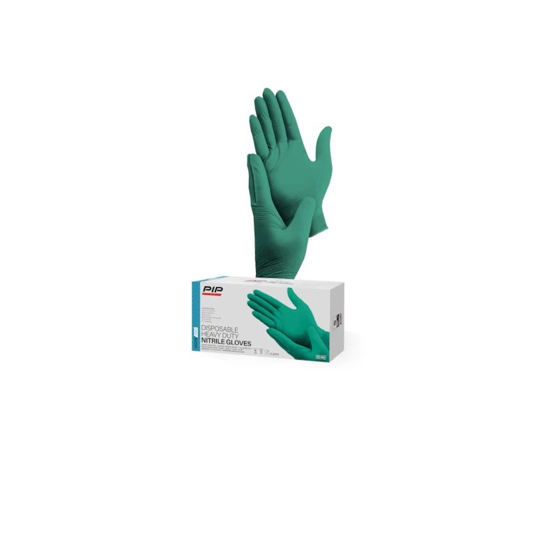 100 Piezas - Guantes de Trabajo Desechables de Nitrilo Issa Line 63-502-EN