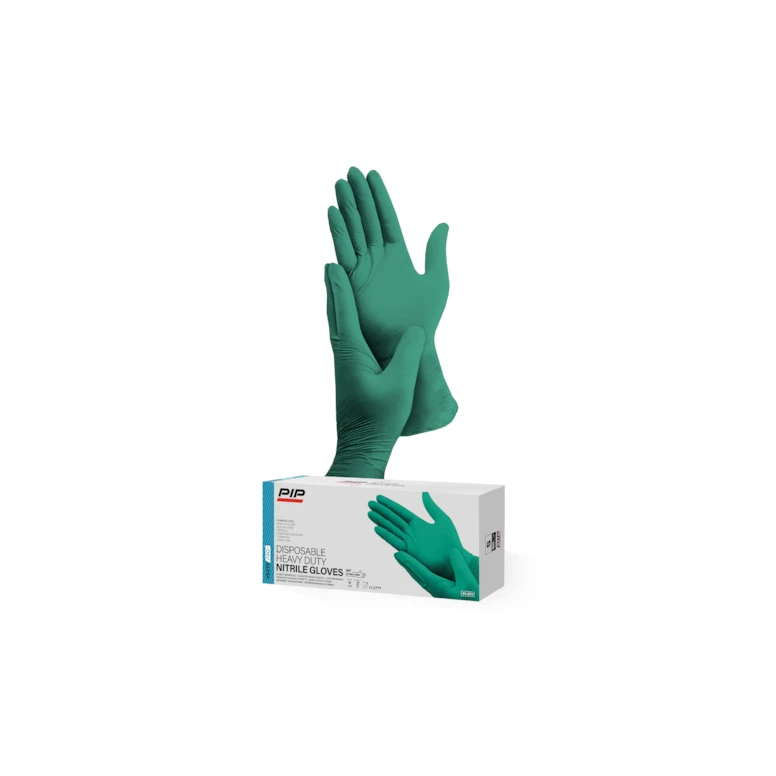 100 Piezas - Guantes de Trabajo Desechables de Nitrilo Issa Line 63-503-EN