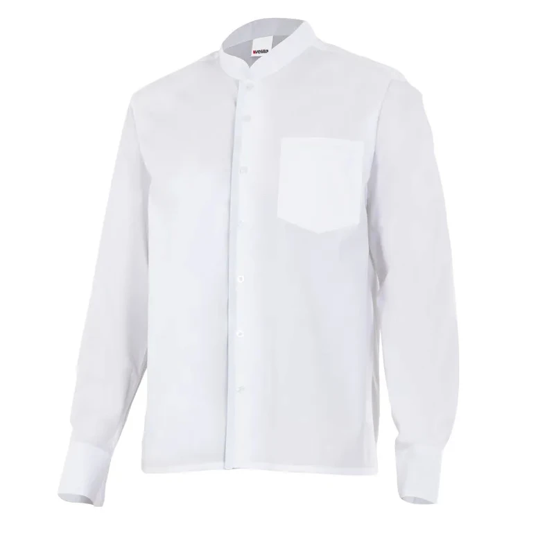 Coreana de trabajo de manga larga Camiseta Velilla LISTAN