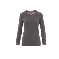 Camiseta de cuello redondo de manga larga de algodón Pineta Mujer - Payper