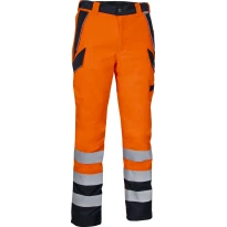Pantalones de trabajo alta visibilidad multibolsillos invierno impermeables Cofra Evanton V637-0
