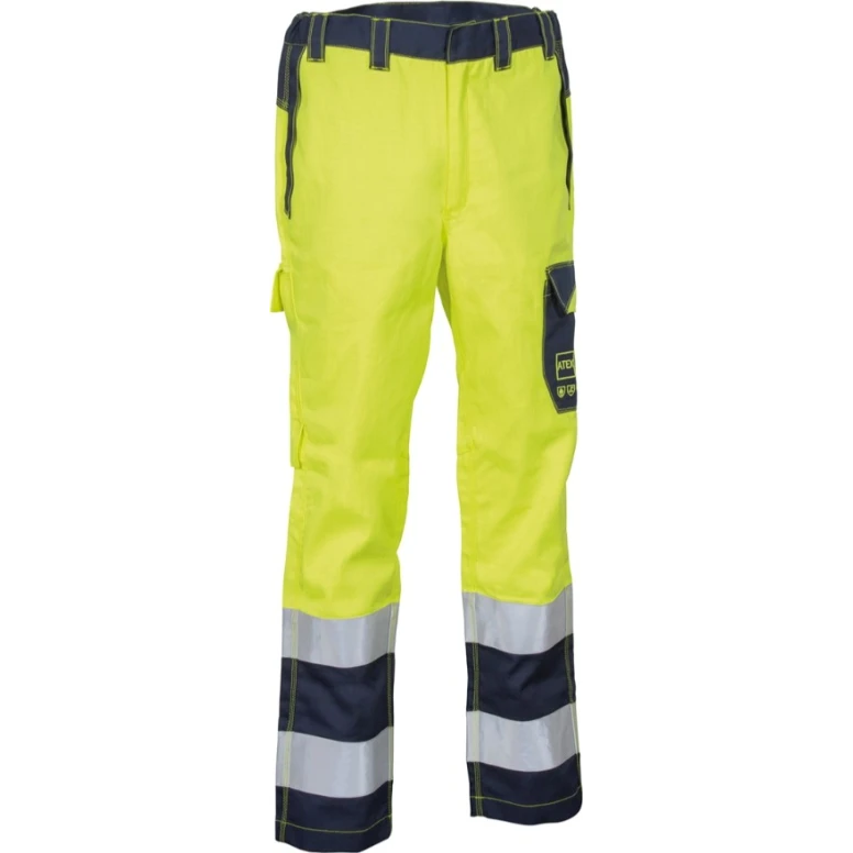 Pantalones de trabajo alta visibilidad multibolsillos invierno Cofra Charring V611-0-03