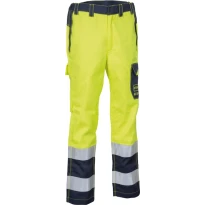 Pantalones de trabajo alta visibilidad multibolsillos invierno Cofra Charring V611-0-03