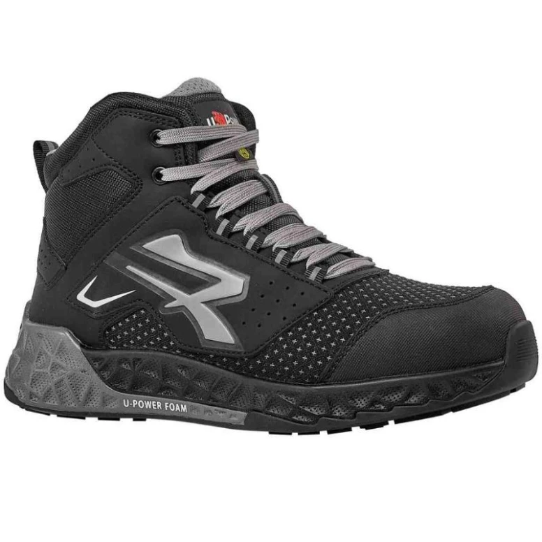 Zapatos de seguridad altos U-Power Red Stratos Arryn S3S HI HRO FO ESD SR RT10124 Metalfree Cómodos