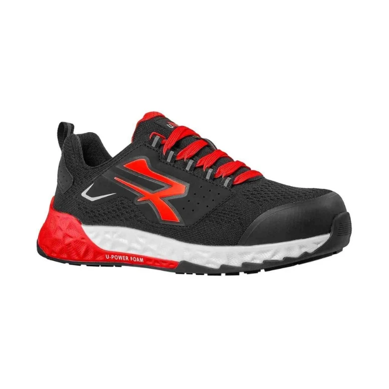 Zapatos de seguridad bajos U-Power Red Stratos Jorah S1PS HI HRO FO ESD SR RT20066 Metalfree Cómodos