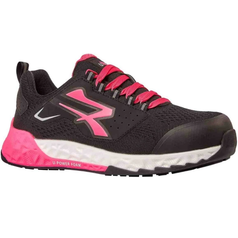 Zapatos de seguridad bajos U-Power Red Stratos Brienne S1PS HI HRO FO ESD SR RT20076 Metalfree Cómodos