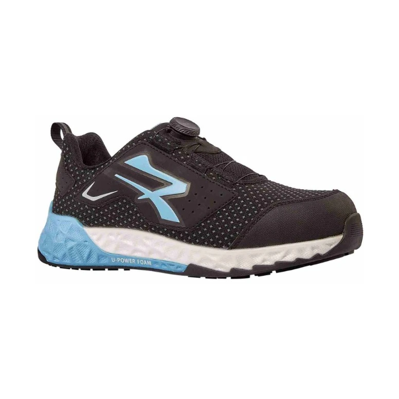 Zapatos de seguridad bajos con cierre BOA U-Power Red Stratos Bolton S3S CI HI HRO FO ESD SR RT20134 Metalfree Cómodos