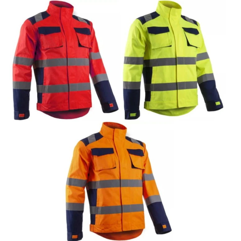 Chaqueta de Trabajo Alta Visibilidad Multibolsillos Coverguard Hibana 5HBJ130
