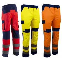 Pantalón de Trabajo Coverguard Hibana II Alta Visibilidad Multibolsillos Elástico 5HBA16