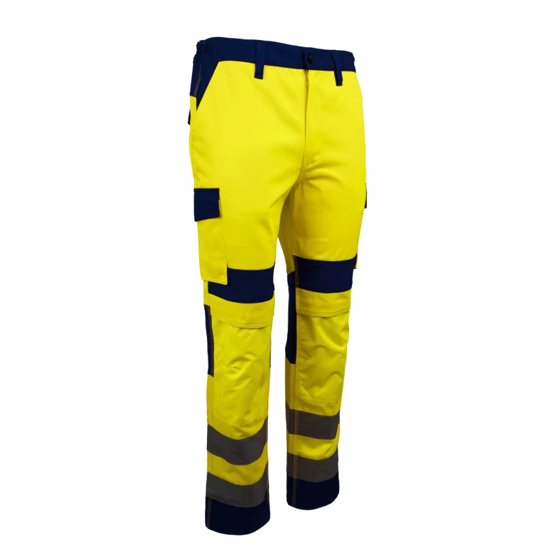Pantalón de Trabajo Coverguard Hibana II Alta Visibilidad Multibolsillos Elástico 5HBA16