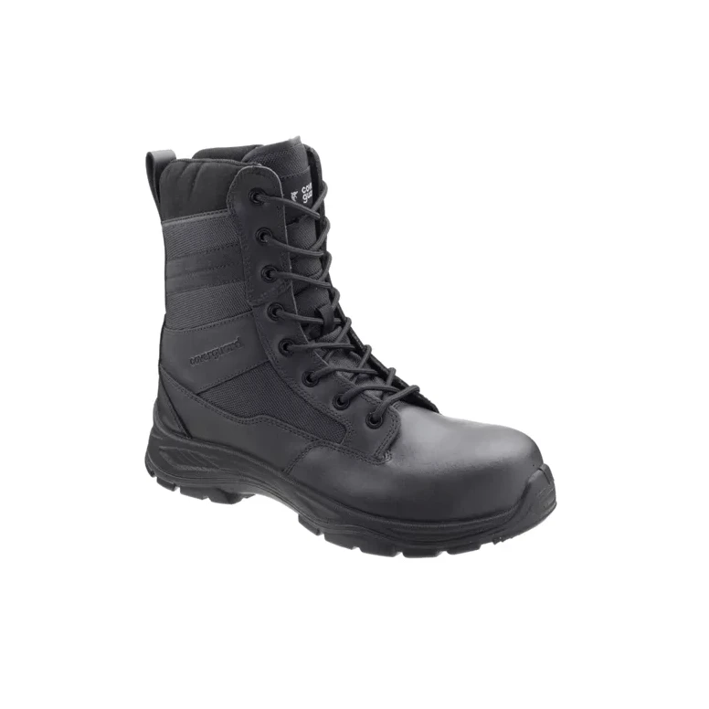 Zapatos de seguridad Coverguard Aquamarine S3S SRC WR FO altos sin metal 9BLAC10