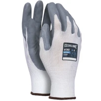 12 Pares - Guantes de trabajo de espuma de nitrilo - Issa Line 07282