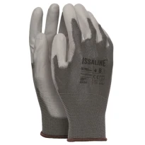 12 Pares - Guantes de trabajo Soft Catch Nylon - Issa Line 07285