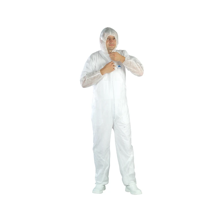 50 Piezas - Mono de Trabajo Desechable Coverguard White SPP con Capucha MO42105