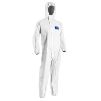 25 Piezas - Mono de trabajo desechable con capucha Coverguard Coverpro 5S10 Multiprotección MO43100