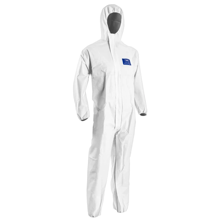 25 Piezas - Mono de trabajo desechable con capucha Coverguard Coverpro 5S10 Multiprotección MO43100