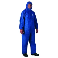 25 Piezas - Mono de trabajo desechable con capucha Coverguard Coverpro SMS FR Multiprotección MO44135