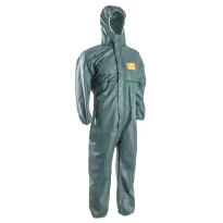 25 Piezas - Mono de trabajo desechable con capucha Coverguard Coverchem 4M42 Multiprotección MO44510