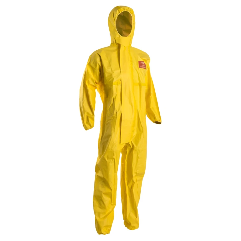 25 Piezas - Mono de Trabajo Desechable con Capucha Coverguard Coverchem 3x60 Multiprotección MO44805