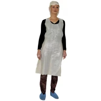 100 Unidades – Delantal de Trabajo Desechable Coverguard Polietileno MO56220