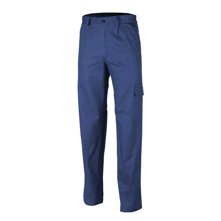 Pantalón de trabajo multibolsillos Coverguard Industry 8INTA azul