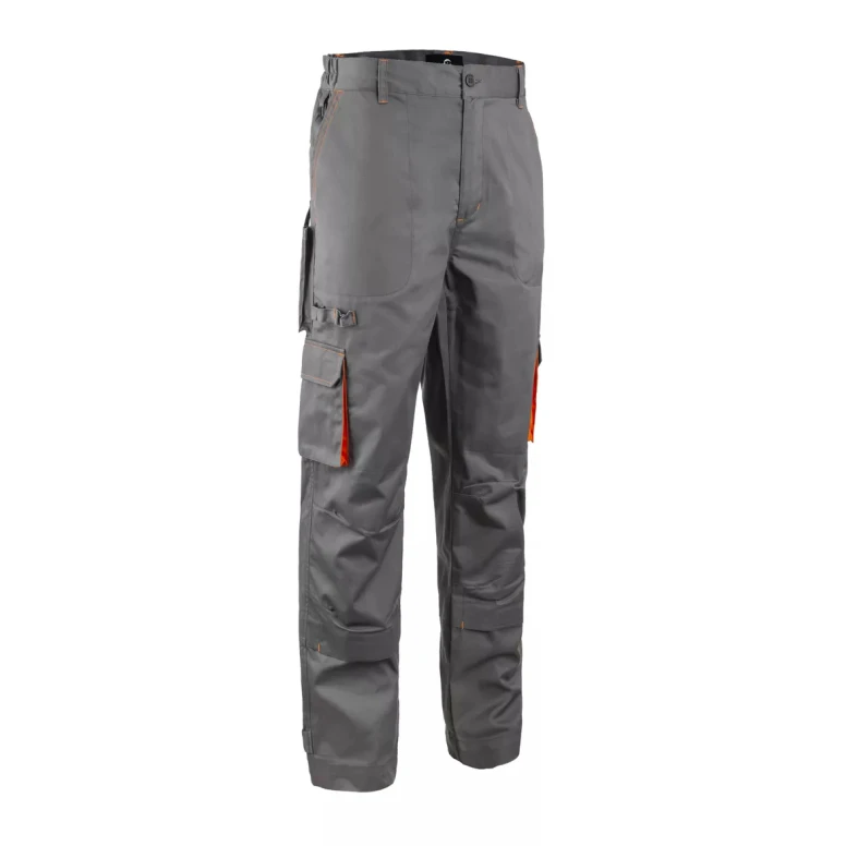 Pantalón de trabajo multibolsillos Coverguard Navy/Paddock II 5PAP150 gris