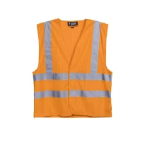 Chaleco de trabajo de alta visibilidad Coverguard Hoder 5HOD17 antiestático e ignífugo
