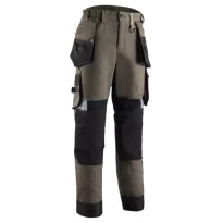 Pantalón de trabajo multibolsillos stretch Coverguard Cristobal 5CRP300 marrón