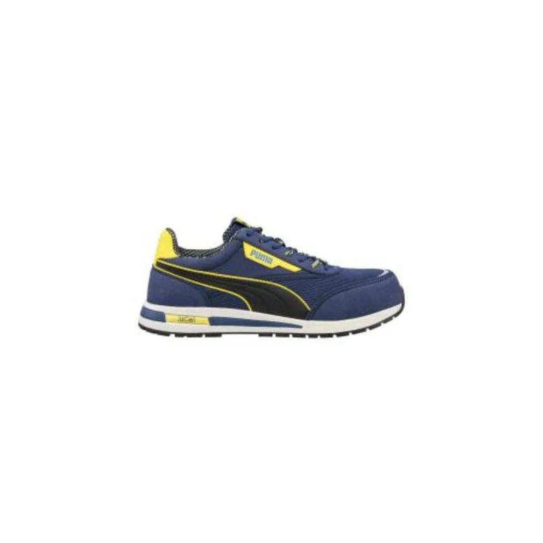 Zapatos de seguridad Puma Rider Blue Low SB PS FO HRO SR 644710 bajos