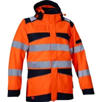Parka de trabajo de alta visibilidad multibolsillos impermeable Cofra Kirkholm V639-0 2