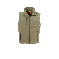 Chaleco de trabajo Payper Creek Vest Lite AY7650 multibolsillos softshell elástico