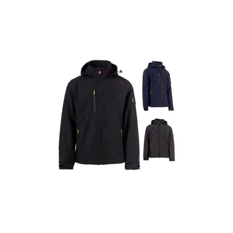 Chaqueta de trabajo multibolsillos softshell Payper AY 7645 stretch