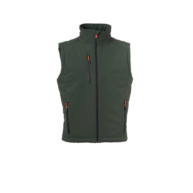 Chaleco de trabajo Payper Creek Vest AY 7646 multibolsillos stretch softshell