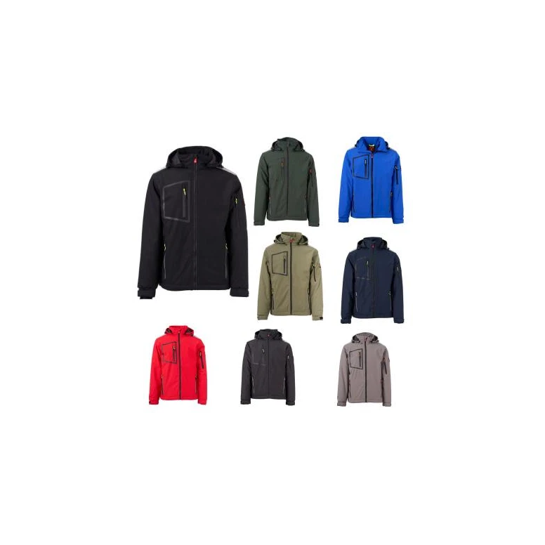 Chaqueta de trabajo softshell multibolsillos stretch Payper stream lite pad AY 7652