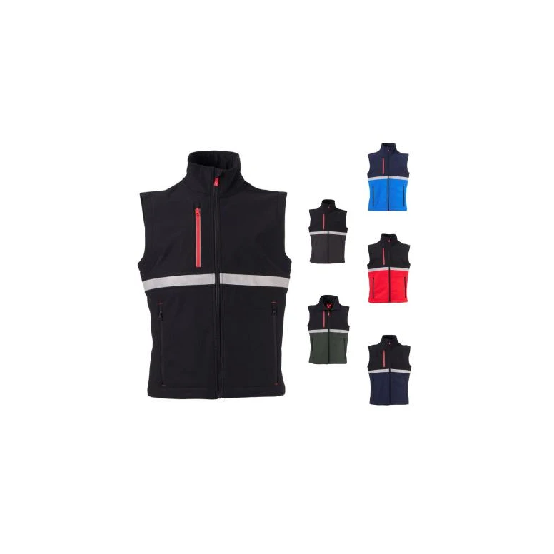 Chaleco de trabajo Payper Wise Vest AY 7656 multibolsillos softshell stretch