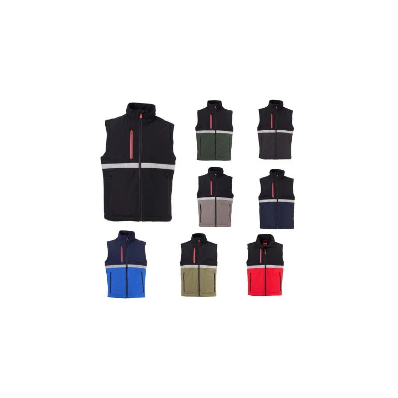 Chaleco de trabajo Payper Wise Vest Pad AY 7283 multibolsillos softshell stretch