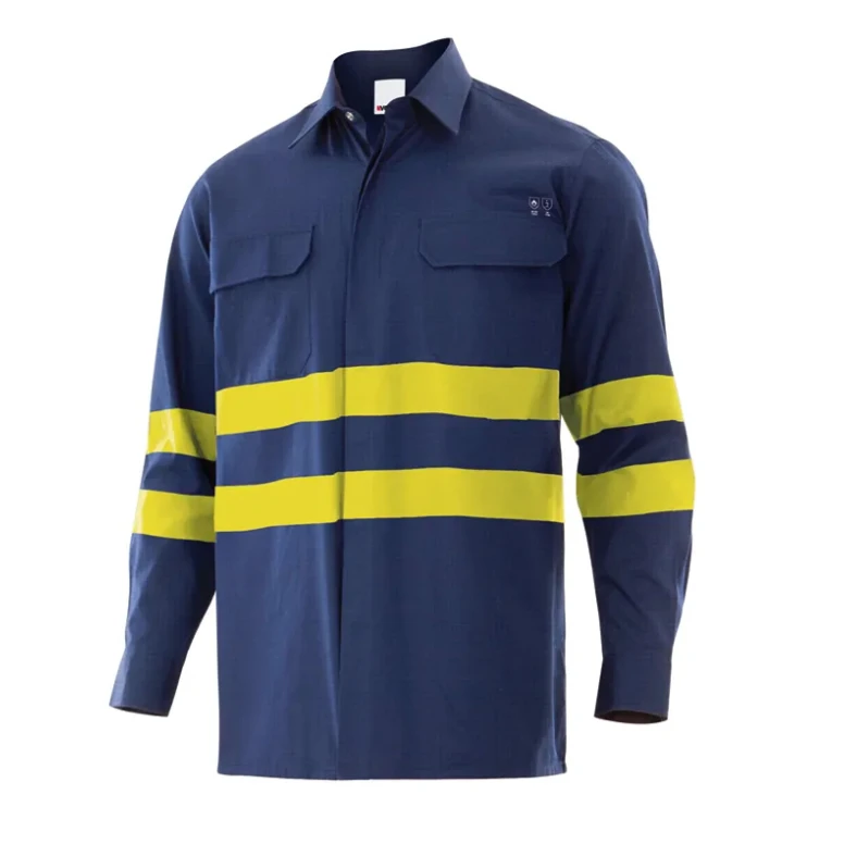 Camisa de trabajo Alta visibilidad Ignífuga Antiestática Velilla 605002